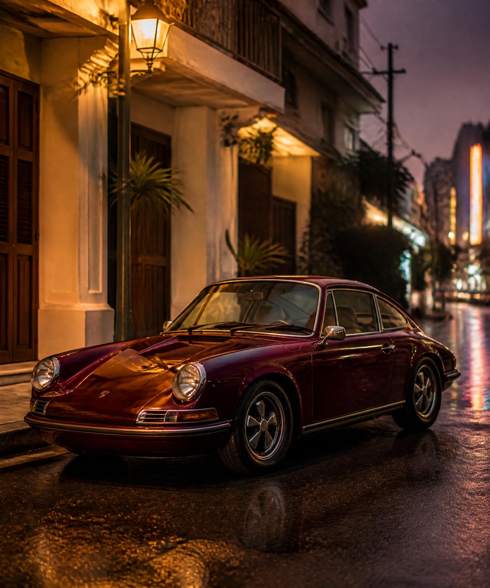 Vintage Porsche in Bangkok
